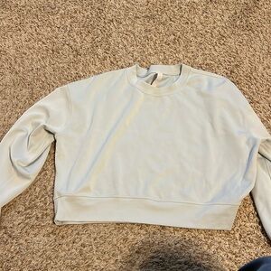 Lululemon soft stream cropped pullover sweater